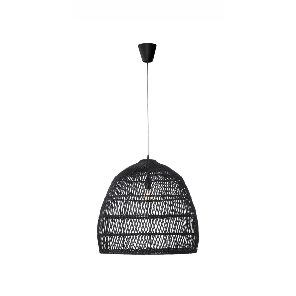 Nova Luce Destin - lampe suspendue - Ø 53 x 250 cm - noir