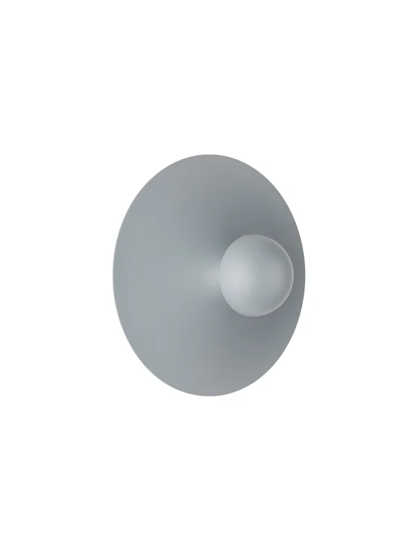 Nova Luce Edem - applique murale - Ø 25 x 11 cm - 9W LED inclus - bleu gris