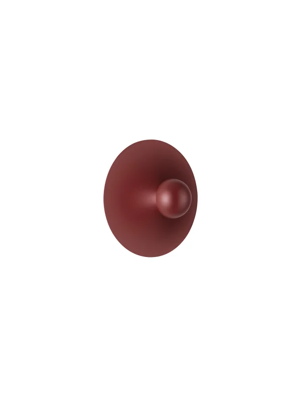 Nova Luce Edem - applique murale - Ø 25 x 11 cm - 9W LED inclus - rouge