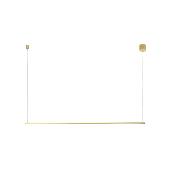Nova Luce Elettra - lampe suspendue - 120 x 7 x 150 cm - 20W LED inclus - laiton doré