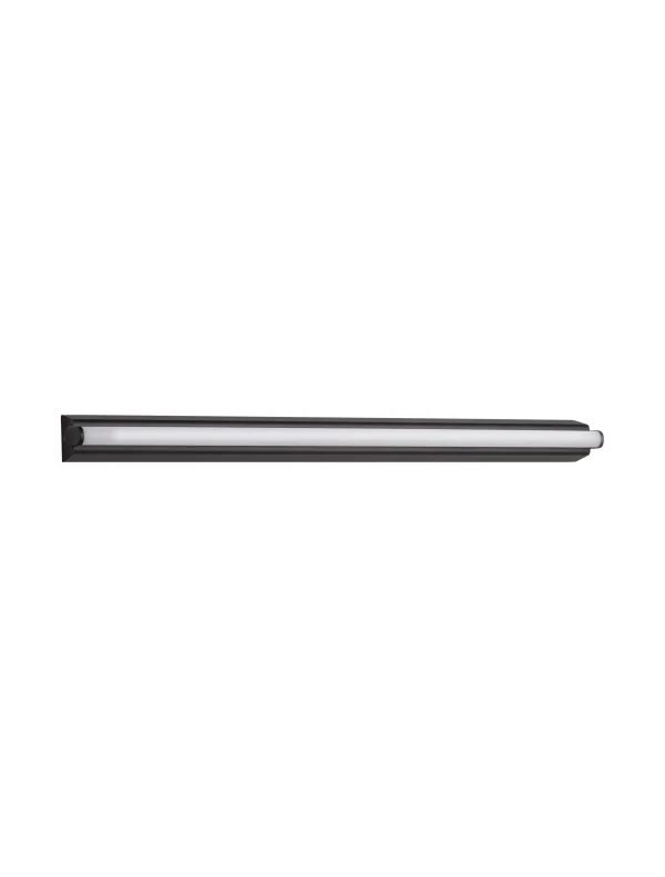 Nova Luce Endo - applique murale - 60 x 5,5 x 4,5 cm - 19W LED inclus - IP44 - noir sablé