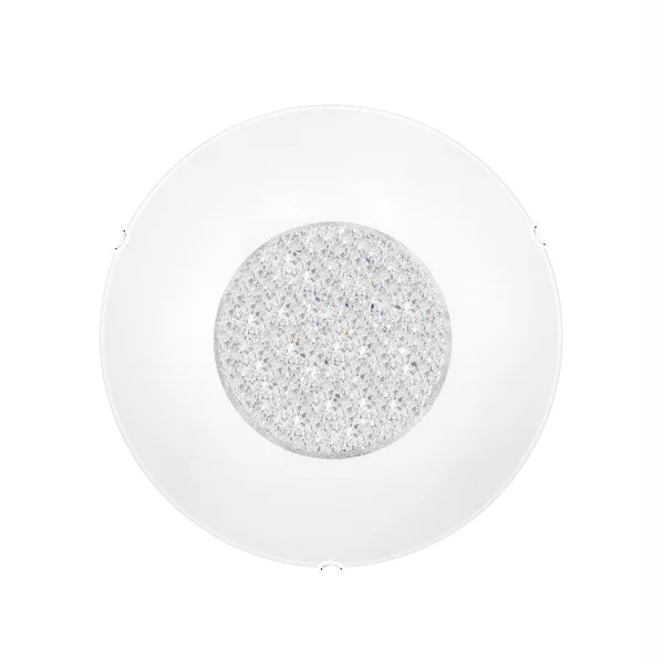 Nova Luce Era - plafonnier - Ø 50 x 12 cm - blanc
