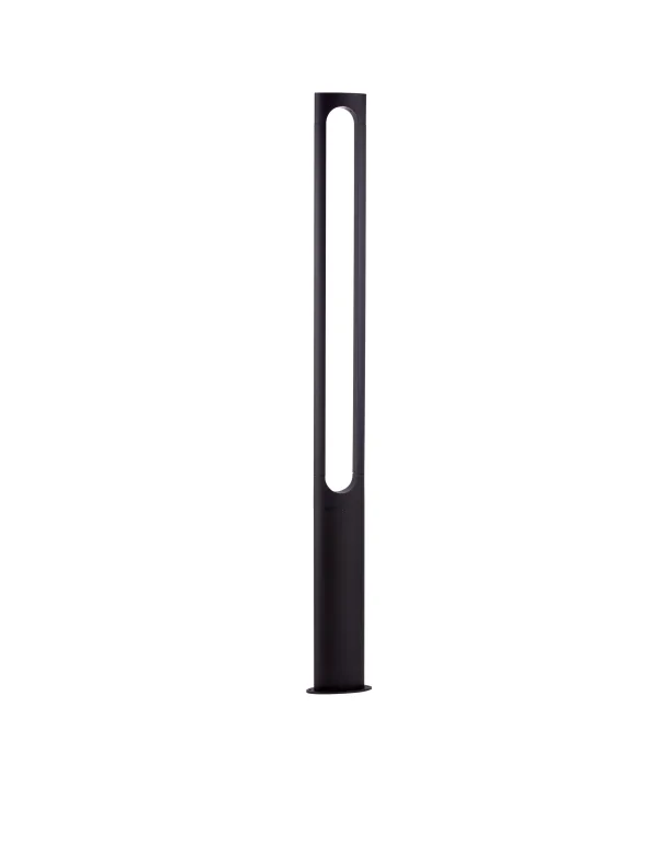 Nova Luce Eta - lampe de jardin - 23 x 200 x 12 cm - 21W LED inclus - IP65 - anthracite foncé