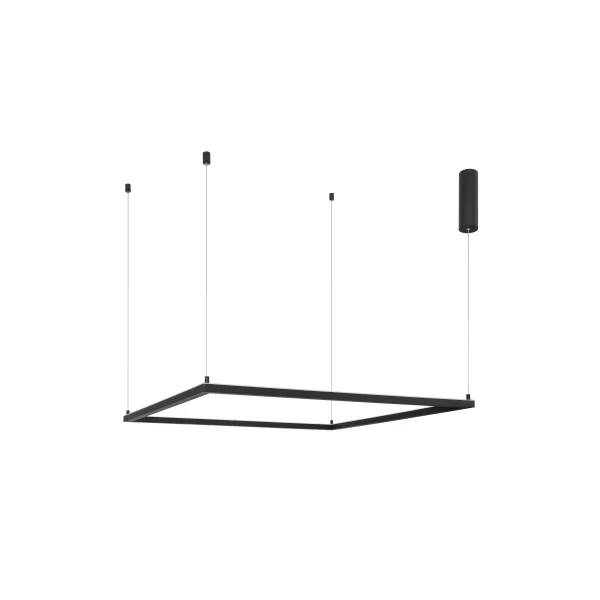 Nova Luce Eterna - lampe suspendue - 100 x 100 x 120 cm - 50W LED dimmable inclus - sand black