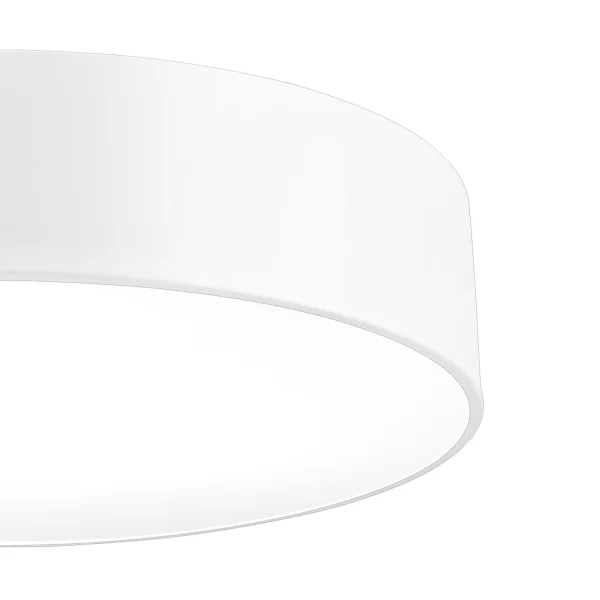 Nova Luce Finezza - plafonnier - Ø 45 x 11 cm - blanc