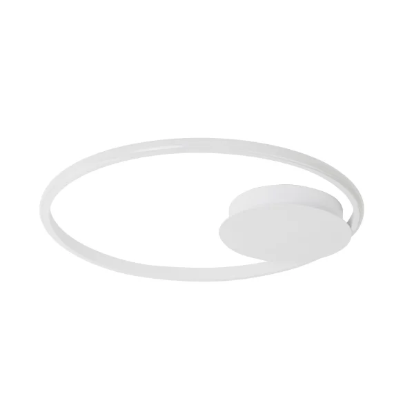 Nova Luce Fuline - plafonnier - Ø 50 x 5 cm - 32W LED dimmable inclus - blanc sable