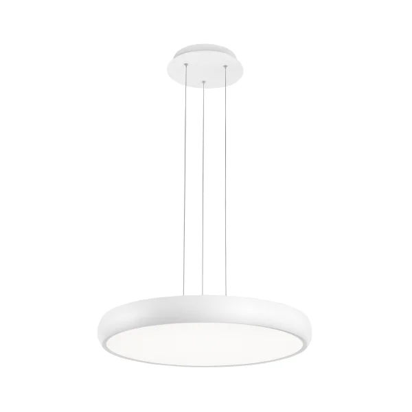 Nova Luce Gap - lampe suspendue - Ø 51 x 120 cm - 50W LED inclus - blanc