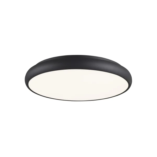 Nova Luce Gap - plafonnier - Ø 61 x 9 cm - 62W LED inclus - noir
