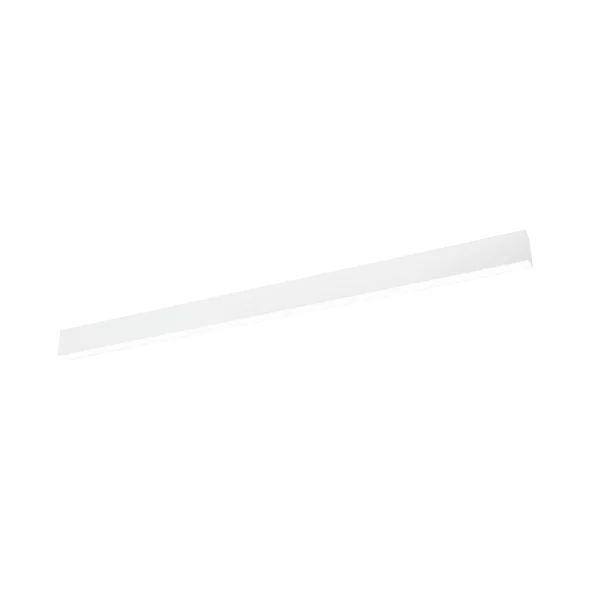 Nova Luce Gent - profilé lumineux linéaire - 120 x 3,8 x 7 cm - 40W LED inclus - blanc - couleur de lumière blanc chaud
