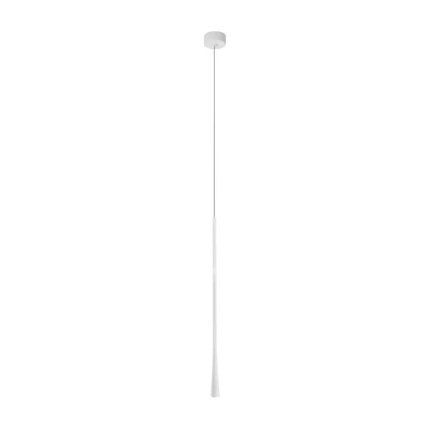 Nova Luce Goccio - lampe suspendue - Ø 3 x 160 cm - 7W LED inclus - blanc