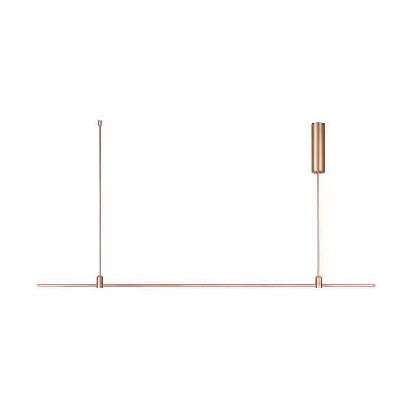 Nova Luce Grammi 04 - structure tubulaire magnétique - 150 x 75 cm - 60W LED inclus - or satiné