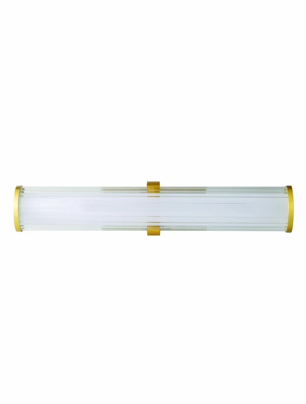 Nova Luce Hedula - applique murale - 42,5 x 12 x 8,2 cm - 13W LED inclus - IP44 - or sablé