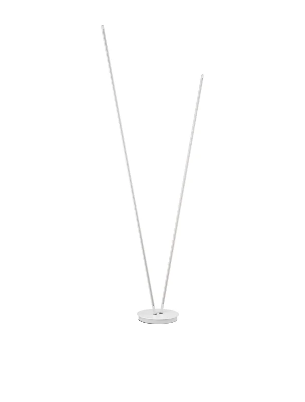 Nova Luce Intec - lampadaire - Ø 26 x 184 cm - 33W dimmable LED inclus - blanc sablé