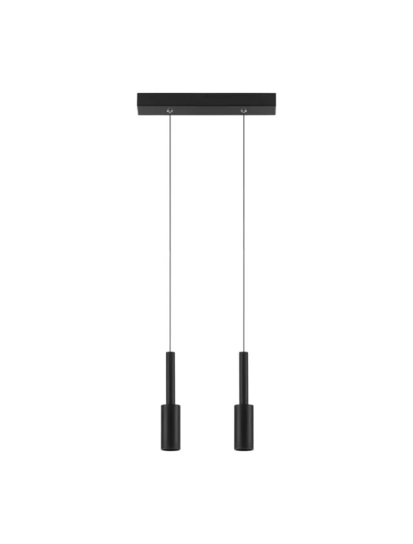 Nova Luce Joy - suspension - 30 x 200 cm - 14W LED inclus - noir sable