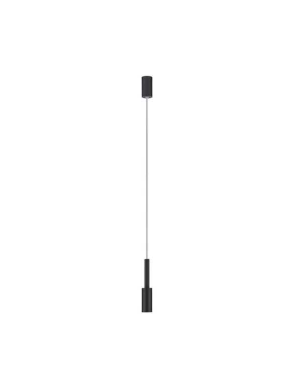 Nova Luce Joy - suspension - Ø 4 x 200 cm - 7W LED inclus - noir sable
