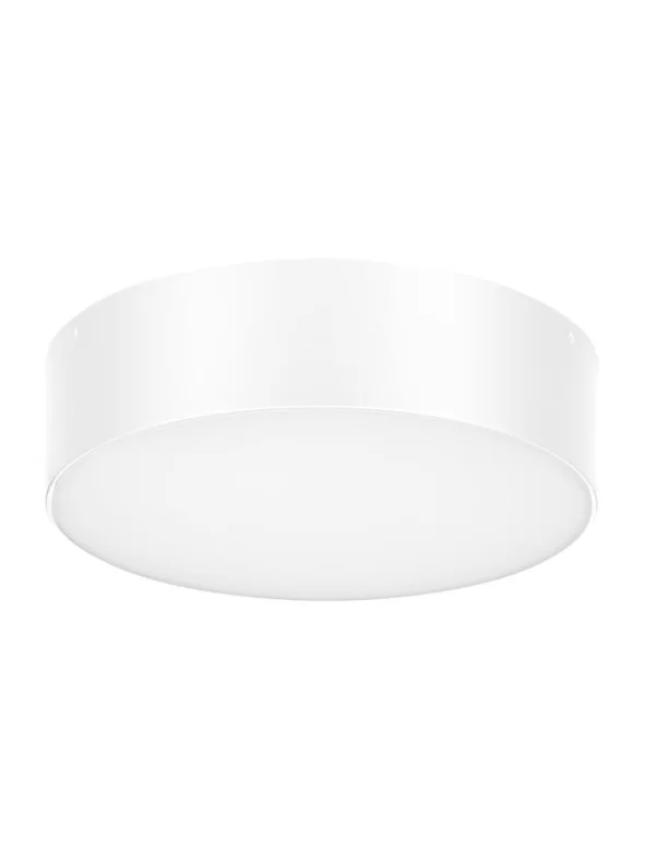 Nova Luce Judi - plafonnier - Ø 22 x 6 cm - 20W LED inclus - IP65 - blanc