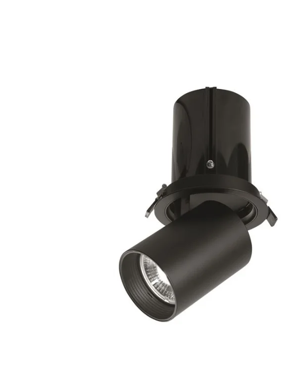 Nova Luce Juno - spot encastrable - Ø 140 mm, dimension d’encastrement Ø 125 mm - LED dimmable 30W incluse - noir