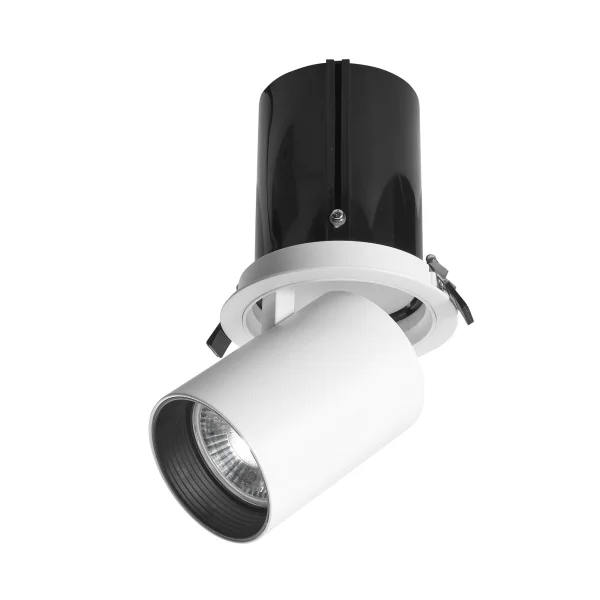 Nova Luce Juno - spot encastré - Ø 140 mm, diamètre d’encastrement Ø 125 mm - LED 30W dimmable incluse - blanc