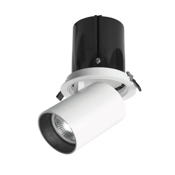 Nova Luce Juno - spot - Ø 96 mm, Ø 85 mm encastrement - LED dimmable 15W incluse - blanc