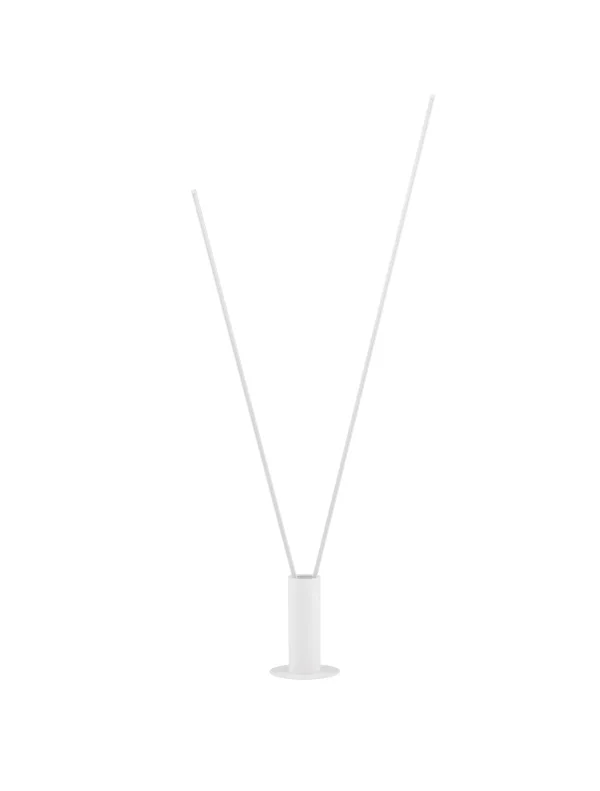 Nova Luce Kimolia - lampadaire - Ø 22 x 180,7 cm - 49W dimmable LED inclus - blanc mat