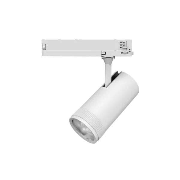 Nova Luce Kors - Spot sur rail triphasé - Ø 8,5 x 18 cm - 38W LED inclus - blanc sable
