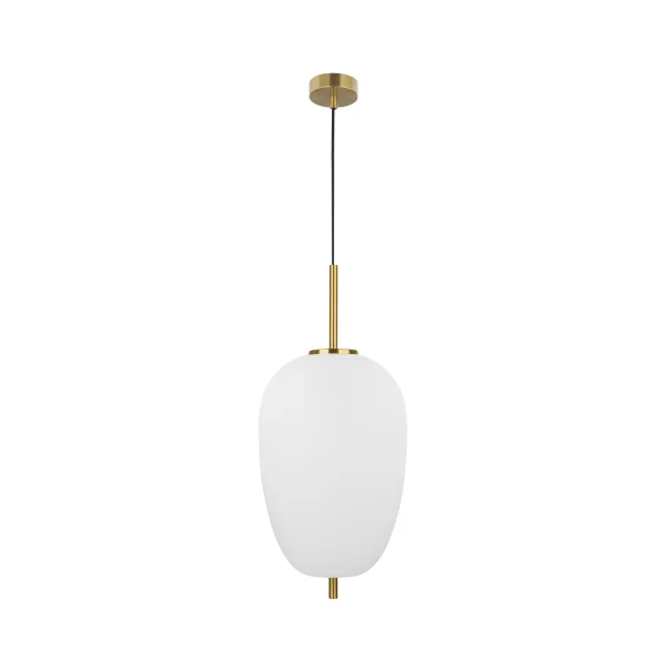 Nova Luce Lato - lampe suspendue - Ø 27 x 120 cm - laiton antique