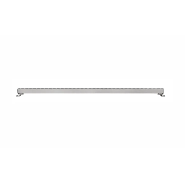 Nova Luce lèche-mur - 100 x 2,5 x 3,5 cm - 15W LED inclus - IP67 - nickel satiné
