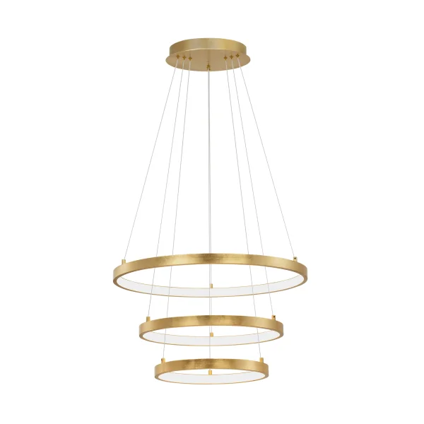 Nova Luce Leon - lampe suspendue - Ø 61 x 150 cm - 83W LED dimmable inclus - gold