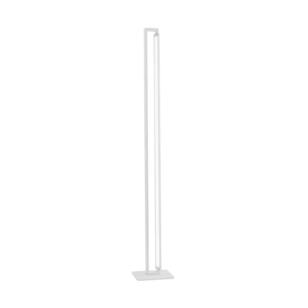 Nova Luce Line - lampadaire - 24 x 19 x 161 cm - 27W LED inclus - blanc sable