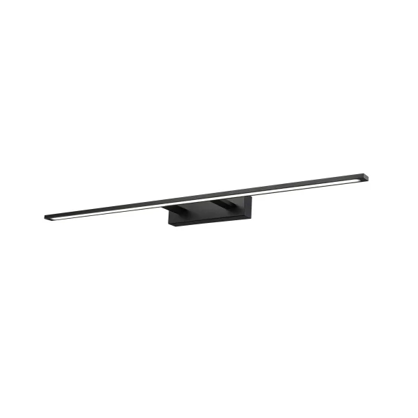 Nova Luce Livia - applique murale - 96 x 14 x 6 cm - 30W LED inclus - IP44 - noir