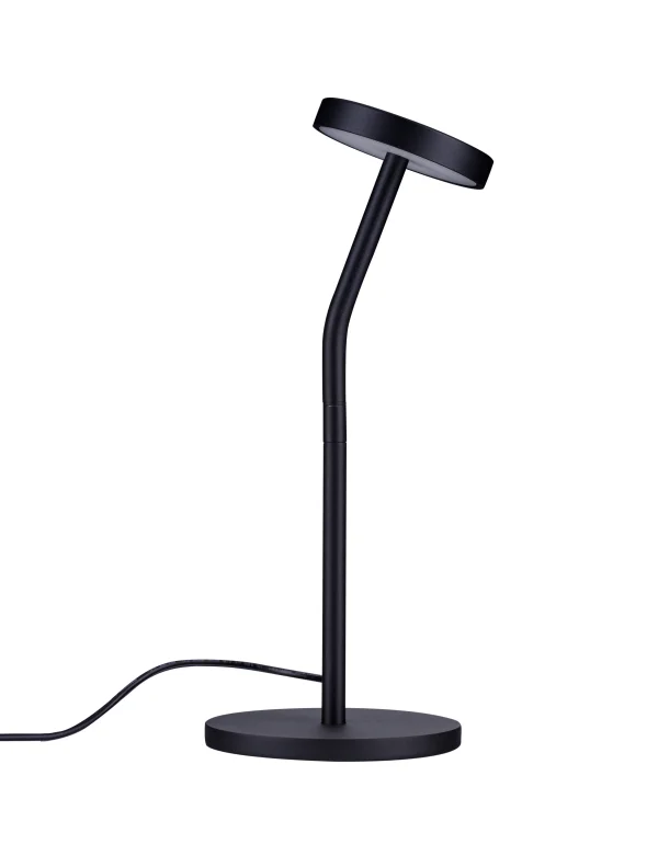 Nova Luce Logos - lampe de table - Ø 14 x 35 cm - 5W LED inclus - noir sablé