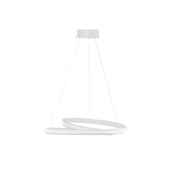 Nova Luce Malvi - lampe suspendue - Ø 55 x 120 cm - 32W LED inclus - blanc sable