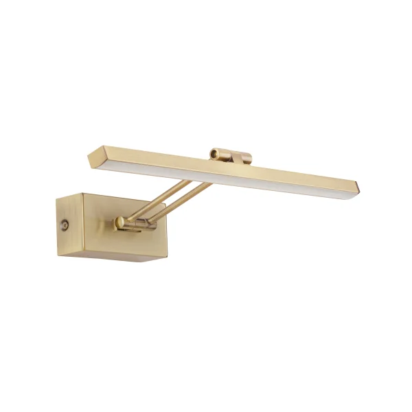 Nova Luce Marnell - applique murale - 37,6 x 20,5 x 5,5 cm - 12W LED inclus - laiton antique
