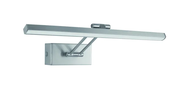 Nova Luce Marnell - applique murale - 37,6 x 20,5 x 5,5 cm - 12W LED inclus - nickel