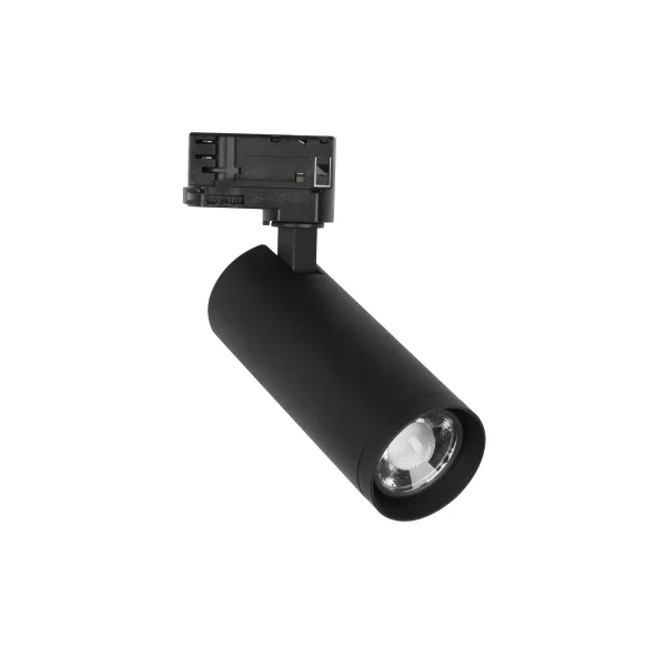 Nova Luce Monvel - Spot sur rail triphasé - 7 x 6 x 15 cm - 15W LED inclus - noir sable