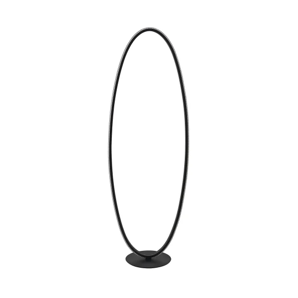 Nova Luce Nager - lampadaire - 125 cm - 35W LED inclus - noir sable
