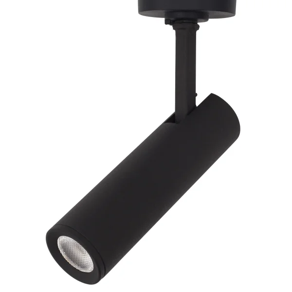 Nova Luce Nap - spot pour système de profilés magnétiques - Ø 3 x 19 cm - 10W LED inclus - noir - couleur de lumière blanc chaud