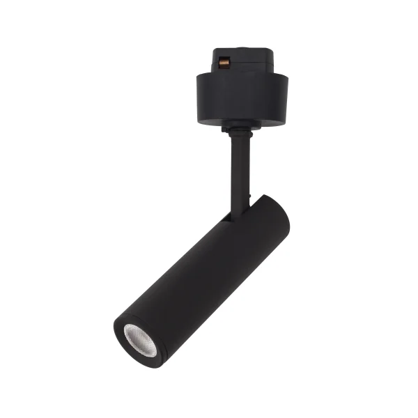 Nova Luce Nap - spot pour système de profilés magnétiques - Ø 3 x 19 cm - 10W LED inclus - noir - couleur de lumière blanche