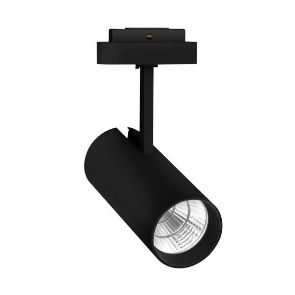 Nova Luce Nap - spot pour système de profilés magnétiques - Ø 8,5 x 27 cm - 30W LED inclus - noir - couleur de lumière blanche