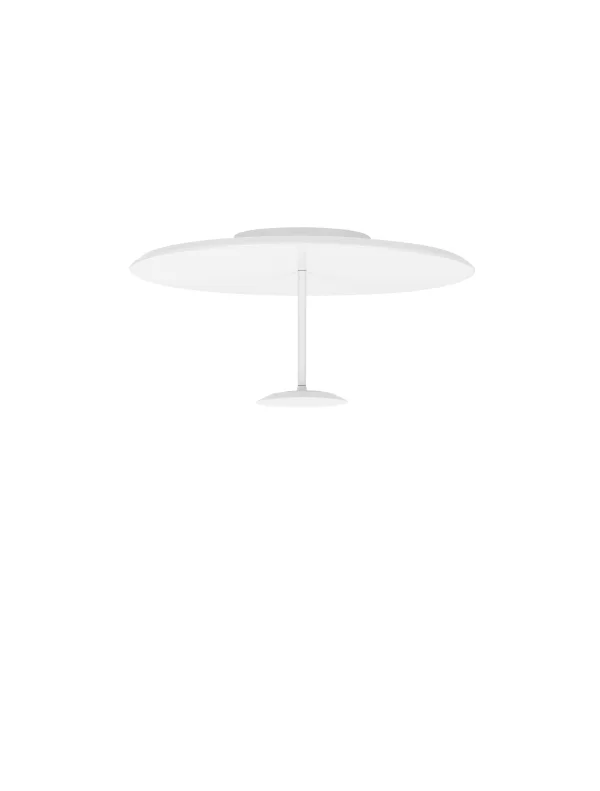 Nova Luce Nima - plafonnier - Ø 60 x 23 cm - 30W dimmable LED inclus - blanc sablé