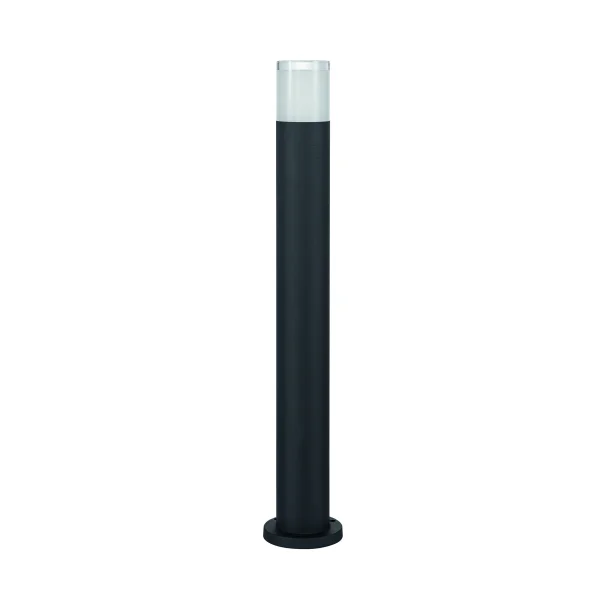 Nova Luce Noten - lampe de jardin - Ø 9 x 80 cm - 10W LED inclus - IP65 - noir sable