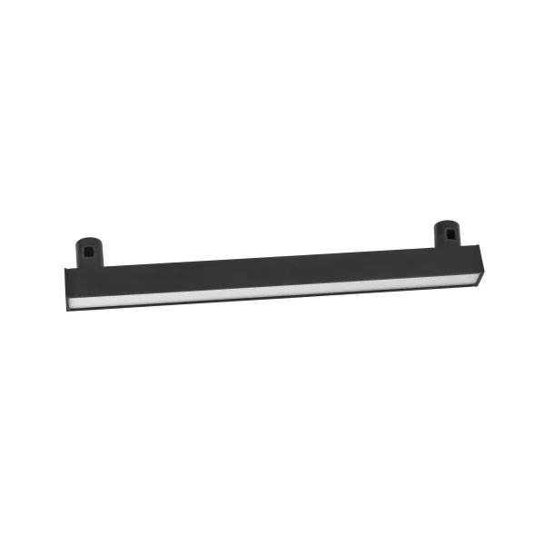 Nova Luce Nox - point lumineux système de rail magnétique - 45,4 x 7,4 cm - 15W LED inclus - noir sable