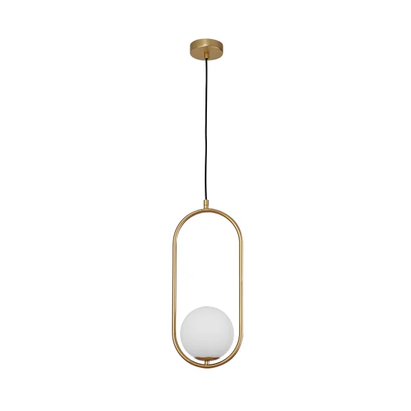 Nova Luce Obitar - lampe suspendue - 20 x 15 x 120 cm - laiton doré