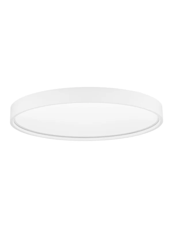 Nova Luce Olaf - plafonnier - Ø 60 x 5 cm - 60W LED dimmable incl. - blanc sable
