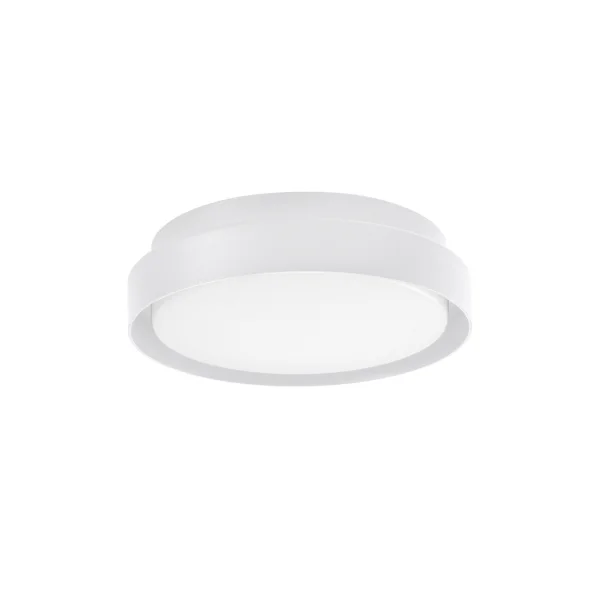 Nova Luce Oliver - plafonnier d'extérieur - Ø 27 x 7 cm - 20W LED inclus - IP65 - blanc sable
