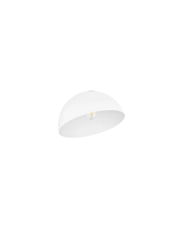 Nova Luce Onia - plafonnier - Ø 40 x 25 cm - blanc sablé