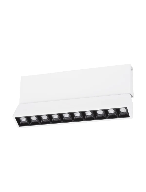Nova Luce Pad - plafonnier - 27,5 x 4 x 12,2 cm - 15W LED inclus - blanc
