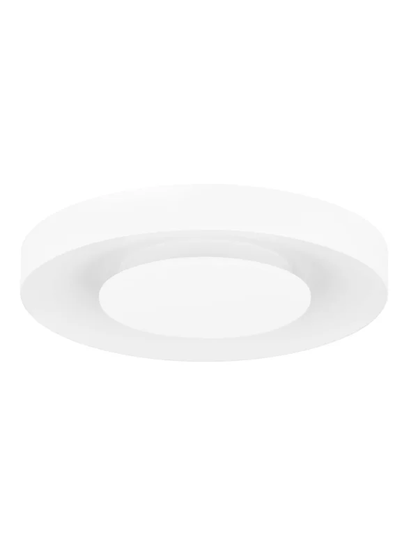 Nova Luce Pada - plafonnier - Ø 40 x 5 cm - 25W dimmable LED inclus - blanc sablé