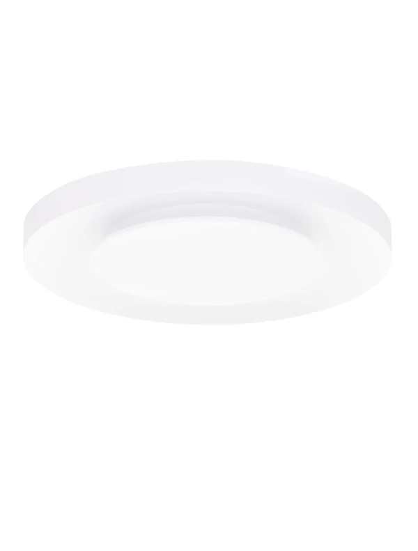 Nova Luce Pada - plafonnier - Ø 60 x 5 cm - 37W dimmable LED inclus - blanc sablé