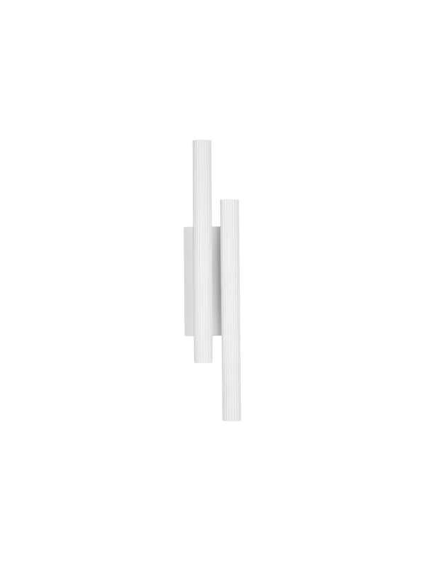 Nova Luce Paron - applique murale - 5,5 x 38 x 7 cm - 15W LED inclus - blanc sablé